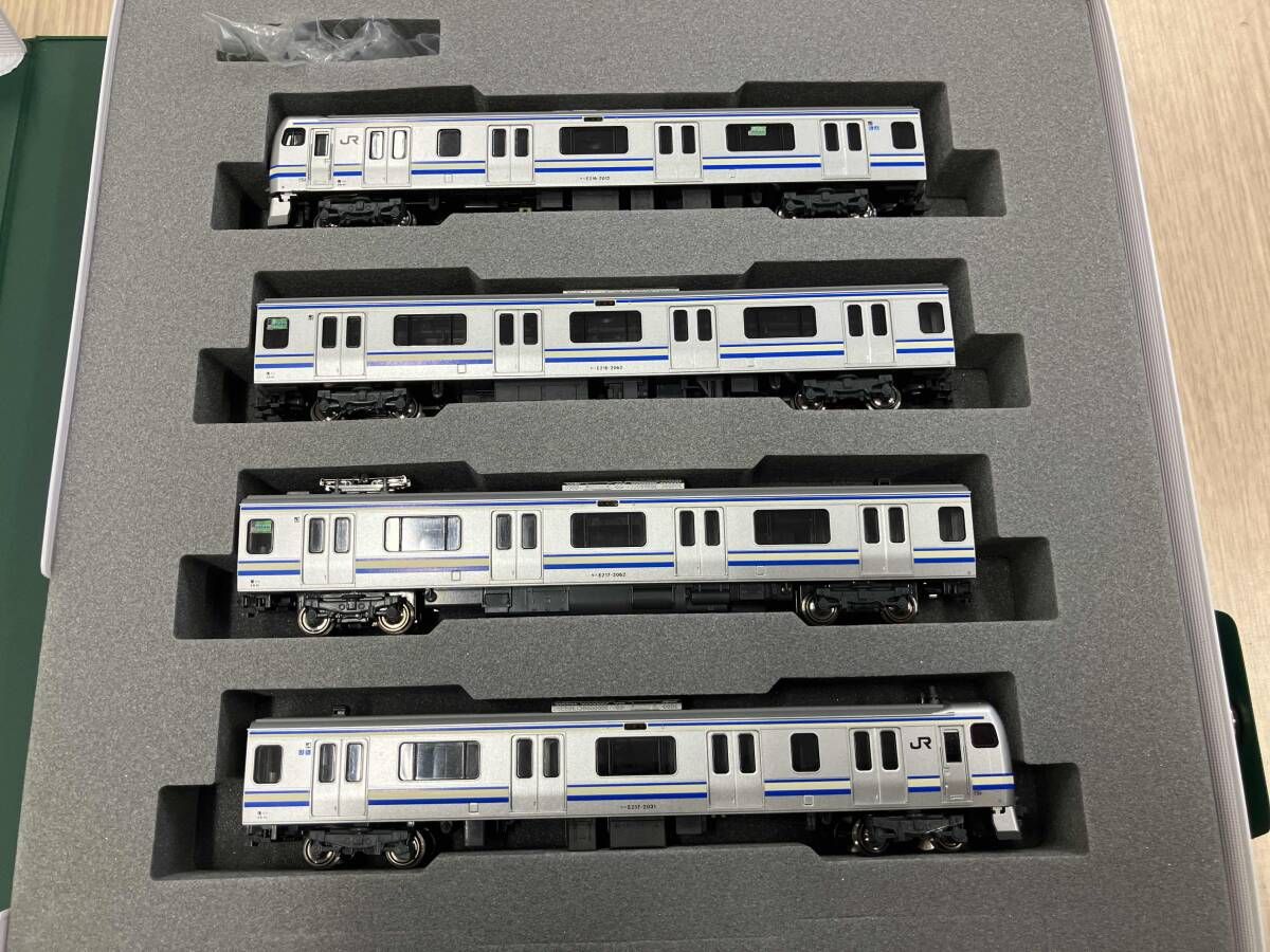 鉄道模型 1/150 E217系 横須賀 総武快速線 4両付属編成セット 10-