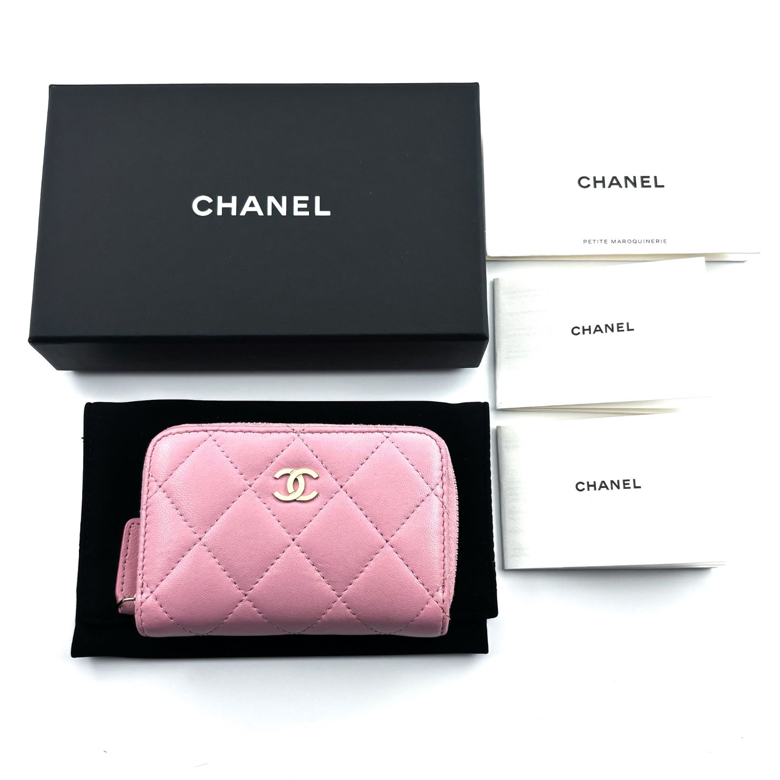 シャネル 財布 コインパース コインパースマトラッセ ラウンドジップ