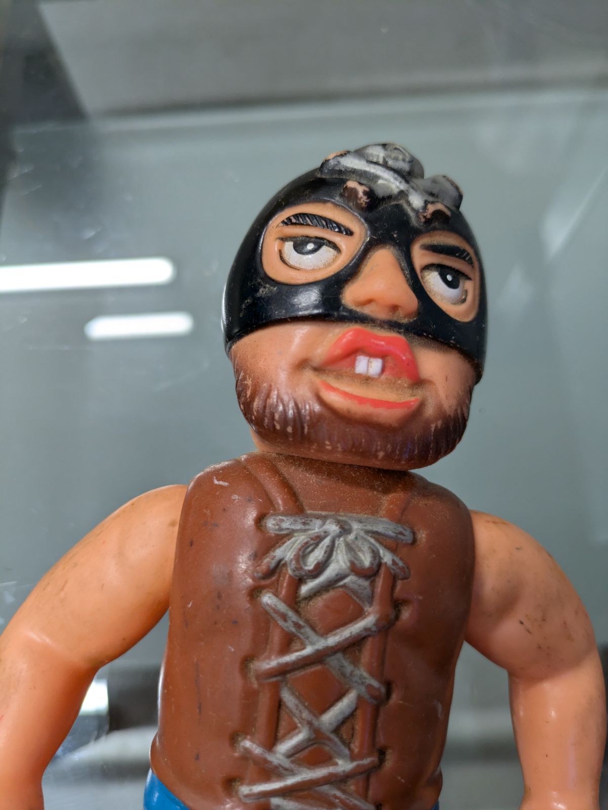 タイガーマスク　バイキングキッド　ソフビ　当時物 タイガーマスク ザ・バイキングキッド /ソフビ/中嶋製作所/当時物