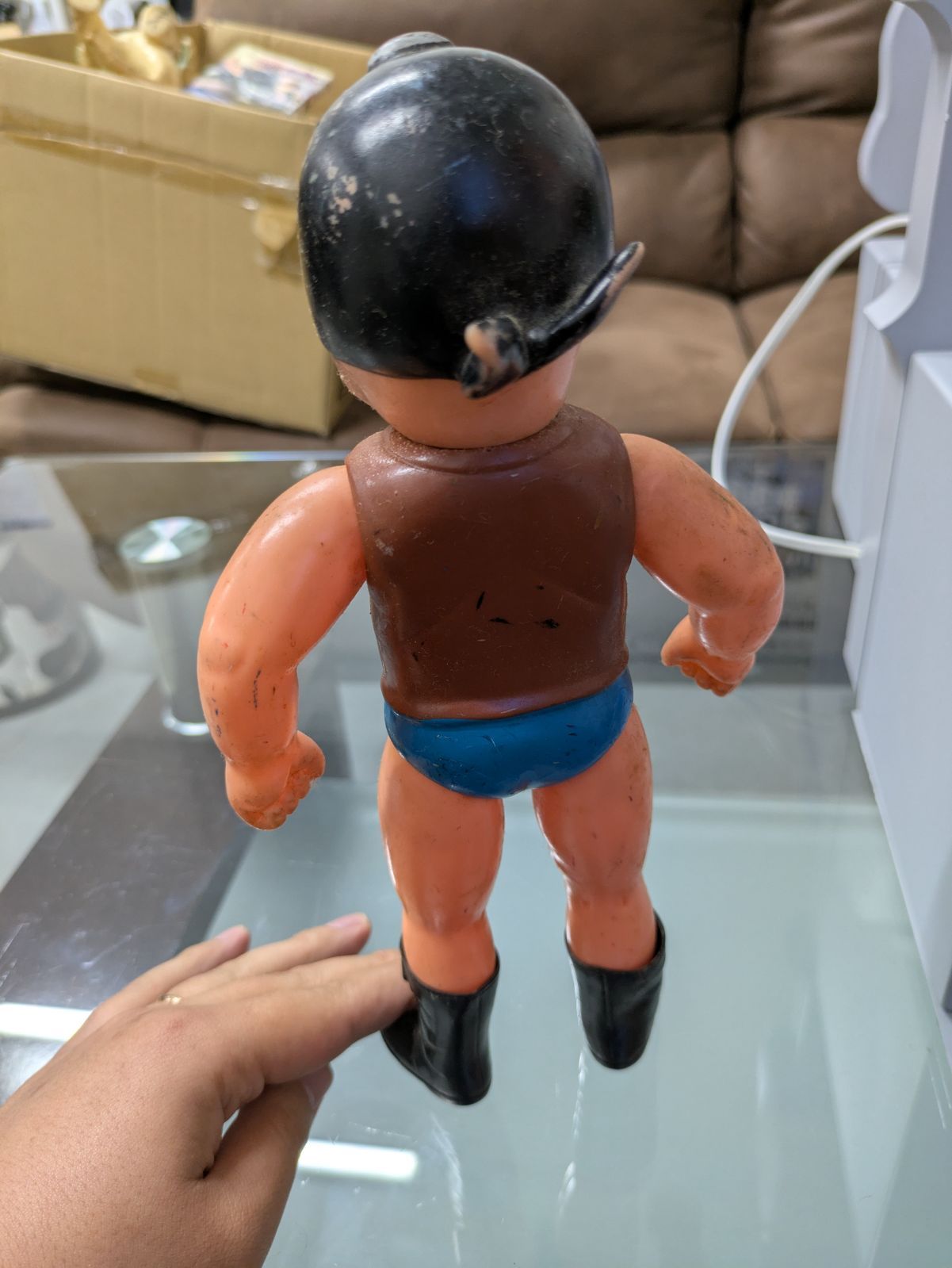 当時物　中嶋製作所　タイガーマスク　バイキングキッド　ソフビ タイガーマスク ザ・バイキングキッド /ソフビ/中嶋製作所/当時物