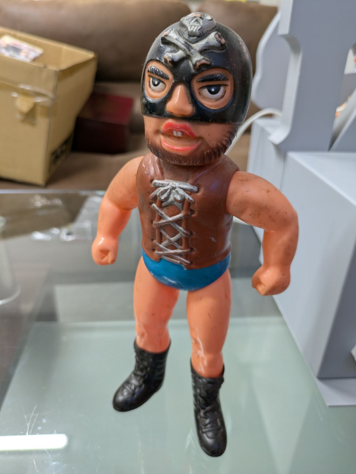 タイガーマスク ザ・バイキングキッド /ソフビ/中嶋製作所/当時物