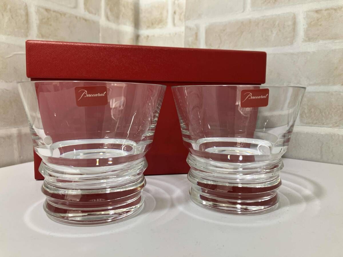 Baccarat バカラ ペア ロックグラス タンブラー