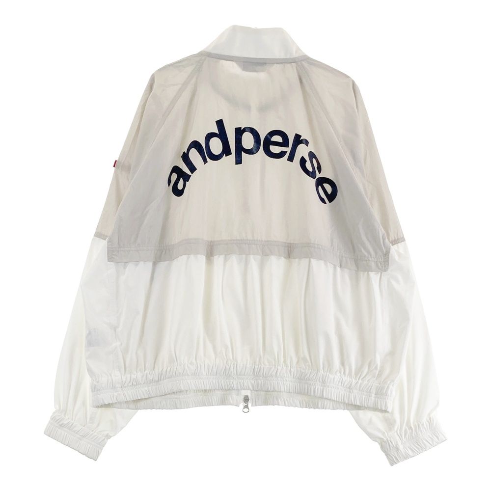 サイズ：LL AND PER SE アンパスィ ジップジャケット ホワイト系
