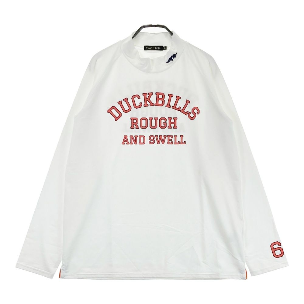 ROUGH & SWELL ラフアンドスウェル 長袖タートルネックシャツ M 白 ROUGH & SWELL ラフアンドスウェル 長袖タートルネック L グレー