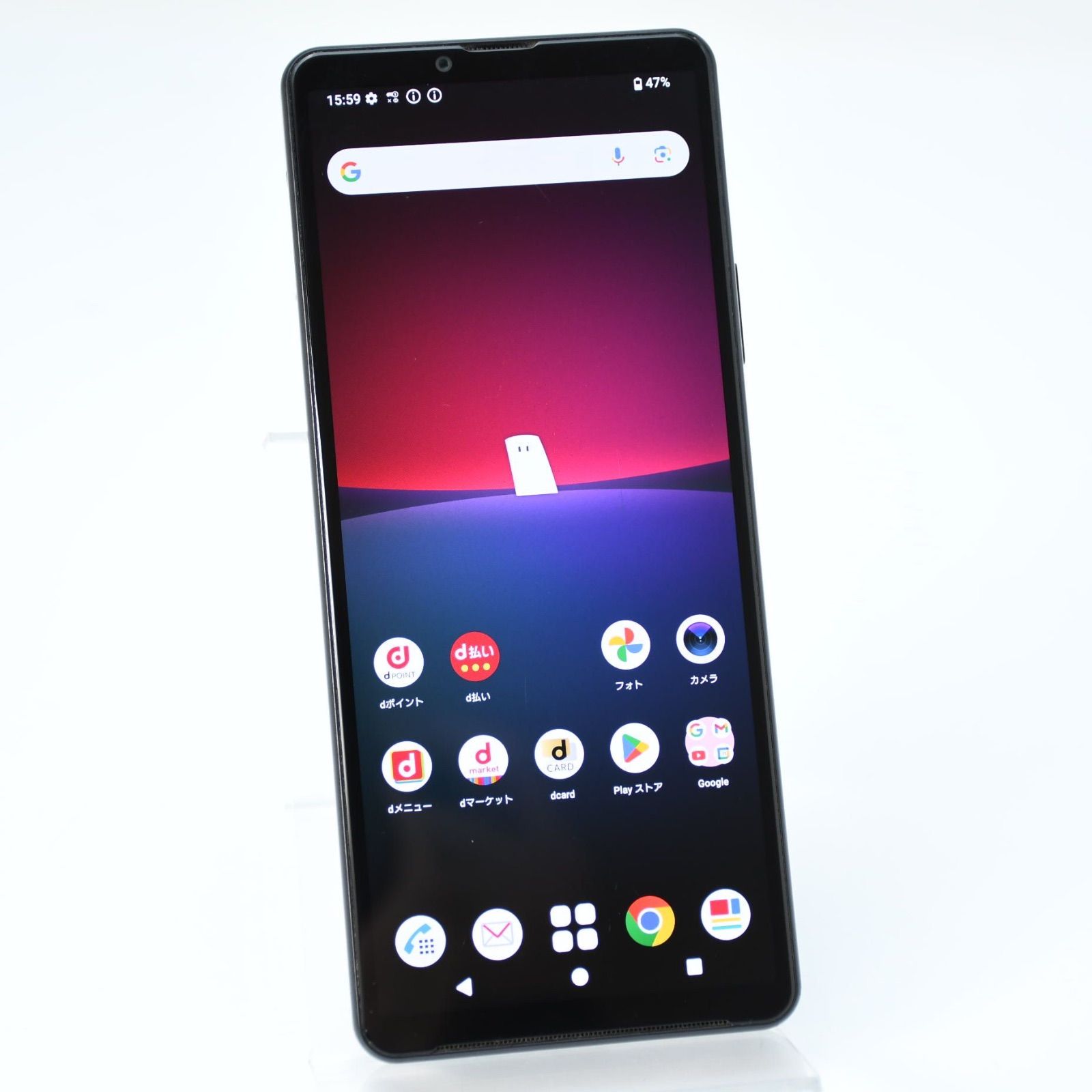 背面割れ 電池良好 SIMフリー docomo Xperia 10 IV SO-52C ブラック