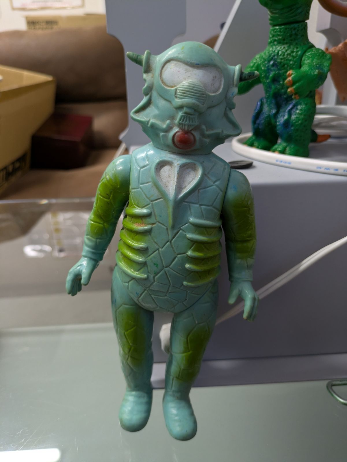 ソフビ ブルマァク ベル星人 円谷プロ 約23cm ウルトラセブン怪獣 物昭和レトロ玩具ヴィンテージ検マルサン商店