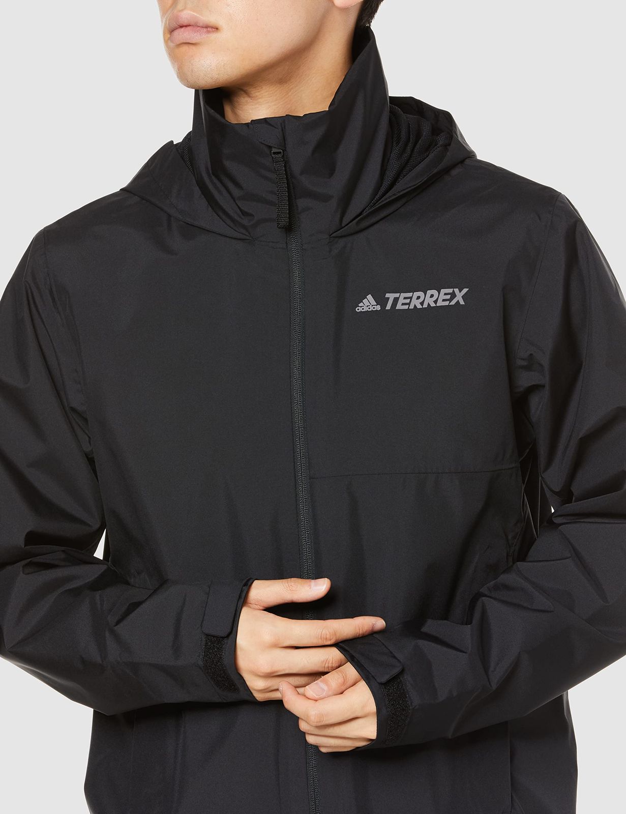  アディダス ジャケット テレックス マルチ RAIN. RDY プライムグリーン 2レイヤーレインジャケット 29595 メンズ ブラック GI 7296 O レインコート ポンチョ 小物