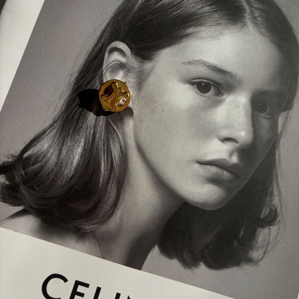 CELINE サークルトリオンフチャーム イヤリング - メルカリ 