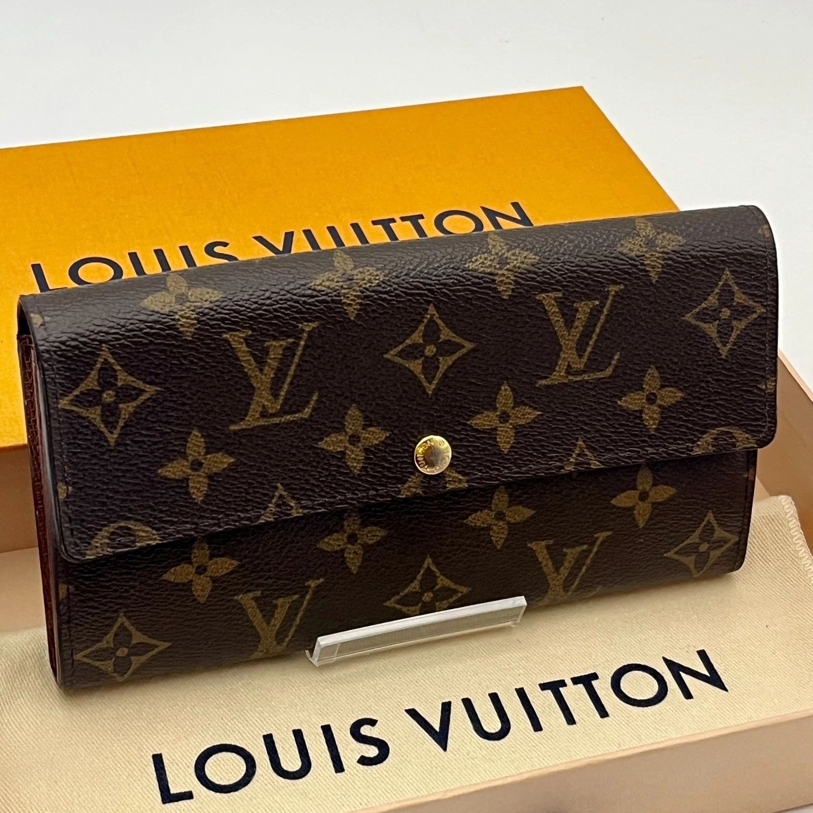 LOUIS VUITTON M61734 モノグラム ポルトフォイユ・サラ CA2103 A32 