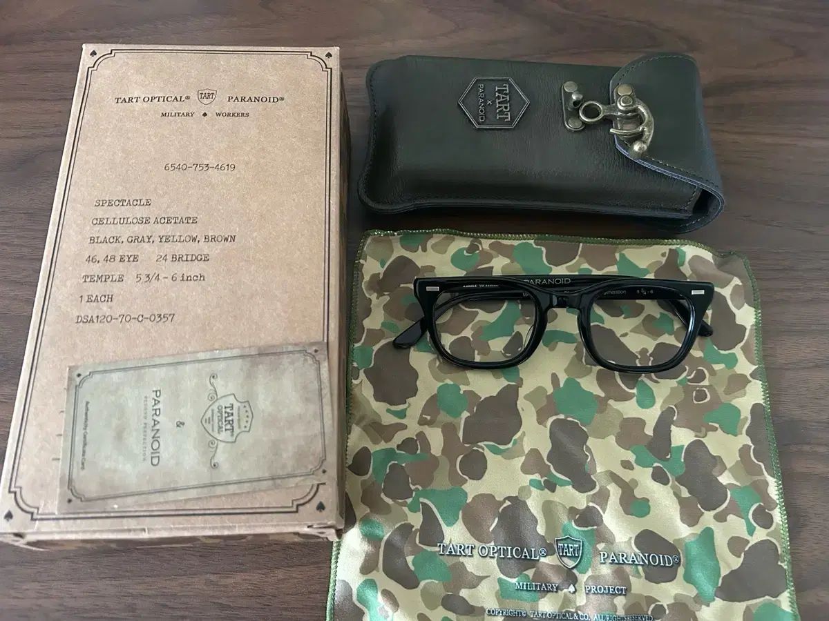 TART OPTICAL ARNEL タート オプティカル アーネル パラノイド ミリタリー usgi 2世代 メガネ