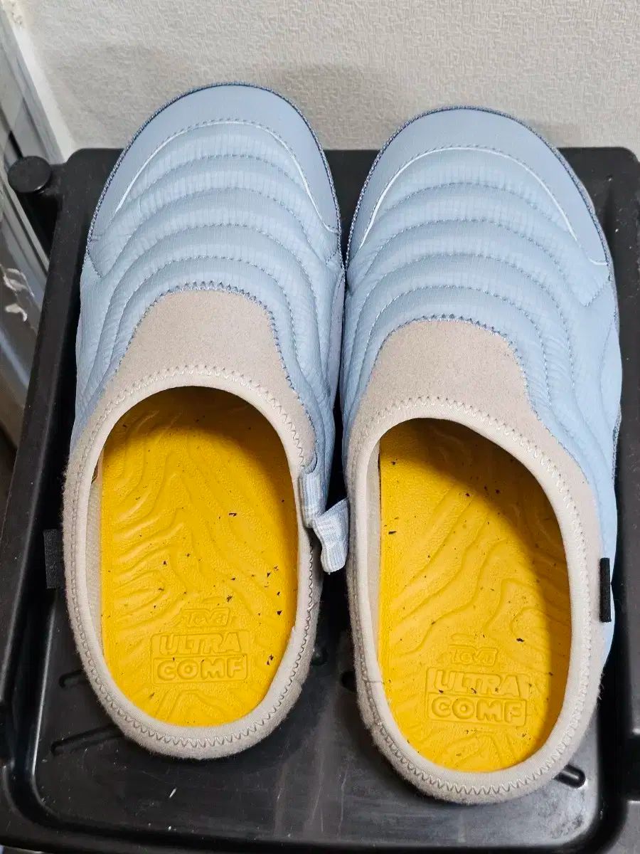 TEVA ダウンシューズ ダウン スリッパ LEE Butter Rain 240 ブルー