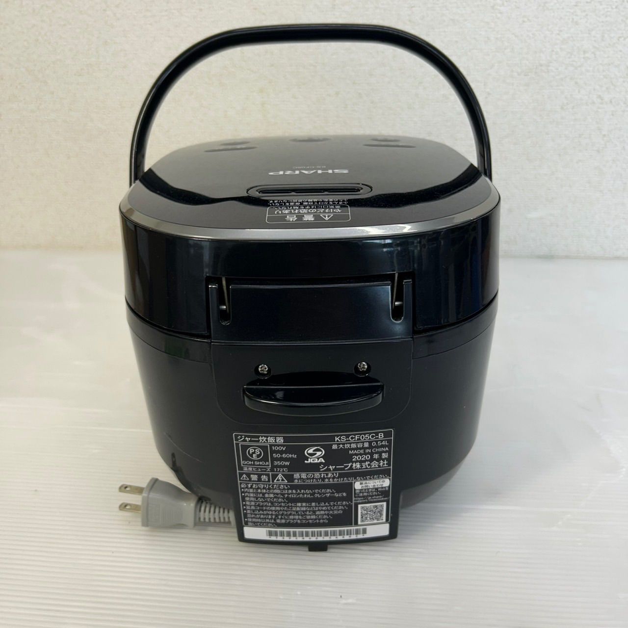 ☆シャープ ジャー炊飯器 ☆KS-CF05C 3合炊き 2020年製 0.54L - メルカリ