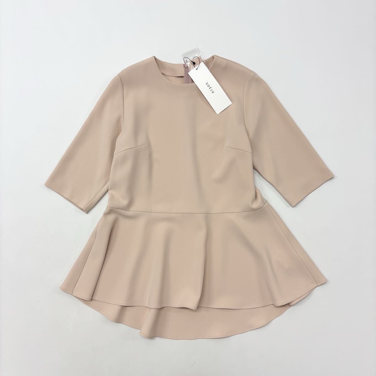 SOEJU ソージュ ぺプラム チュニック ブラウス S-00-SB-016 サイズ L 定価14 300円 711-0050