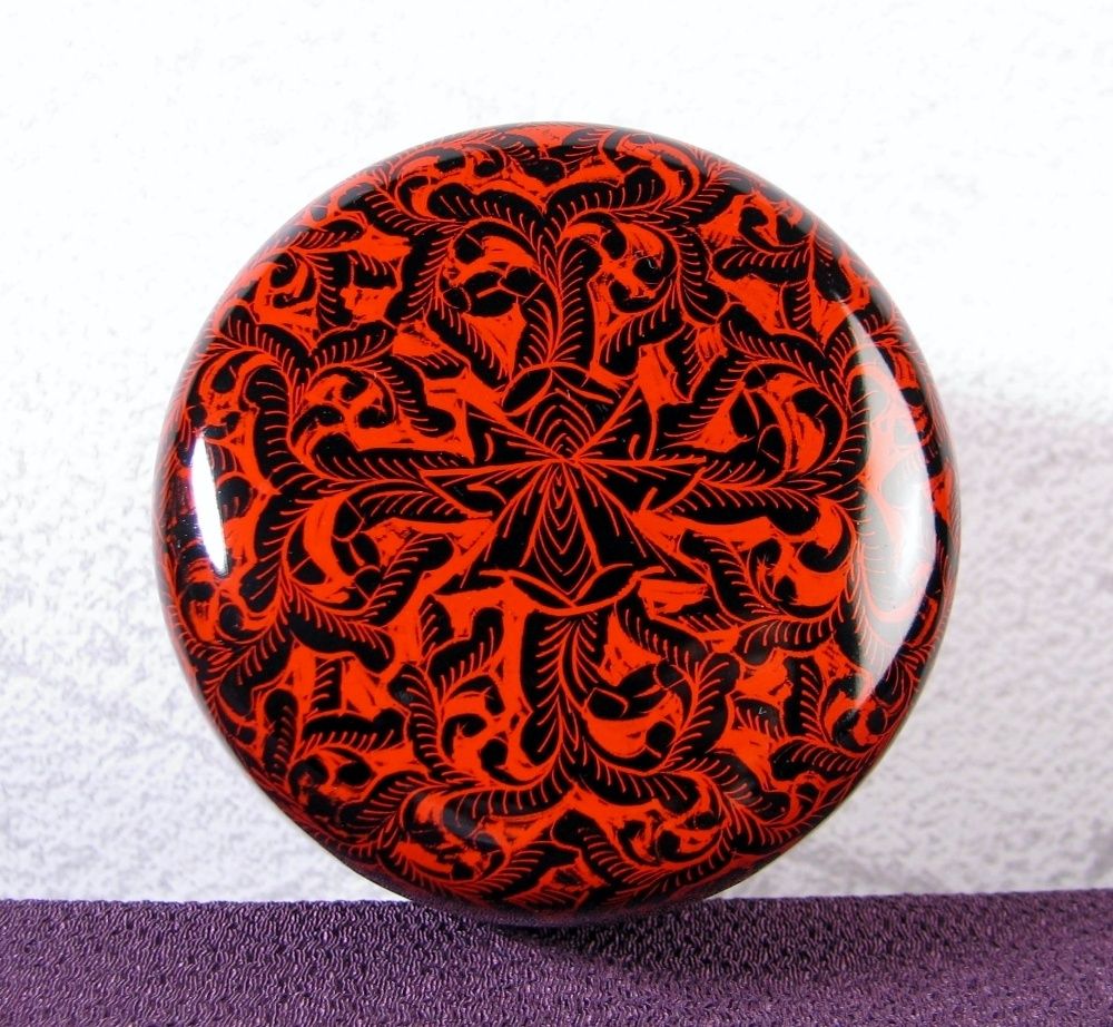 讃岐 蒟醤塗 中棗 高さ：7cm 共箱 美品 茶道具/25k028 - メルカリ