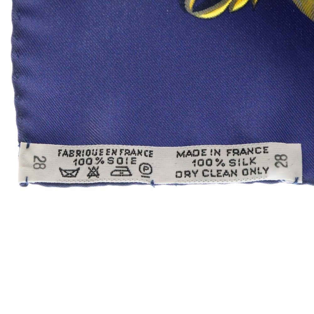 HERMES (エルメス) カレ90 DIES ET HORE 占星術 ブルー マルチカラー