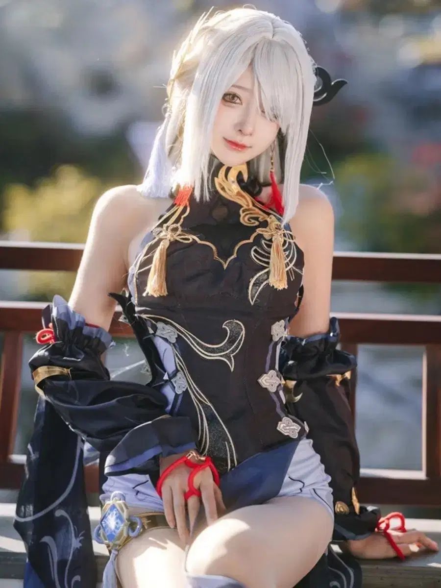 原神 神里綾華 新春下着節 コスプレ 衣装 神里綾華 冷顔ユール 衣装 暗門 セット