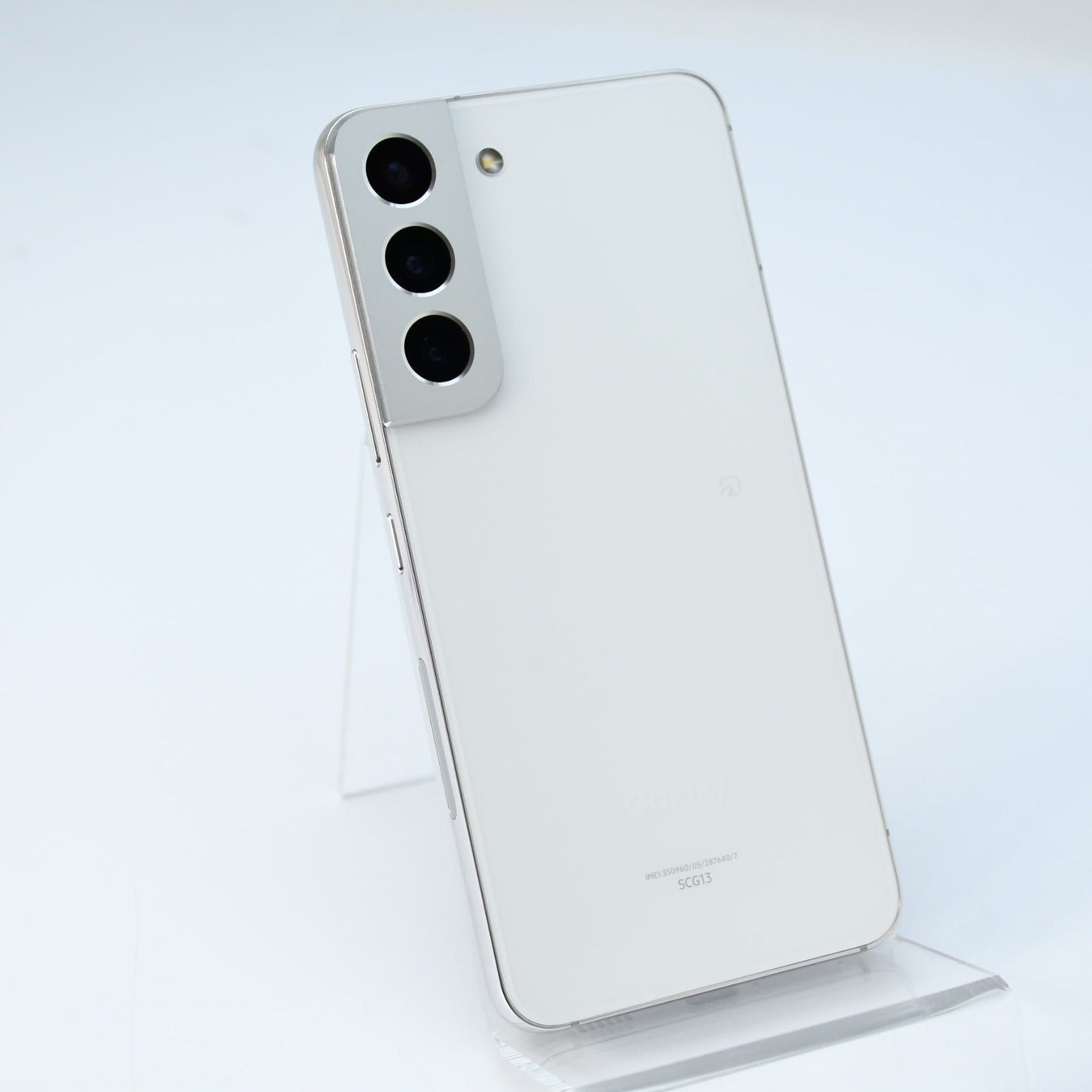 美品＊電池良好】 au SIMフリー Galaxy S22 SCG13 ファントムホワイト