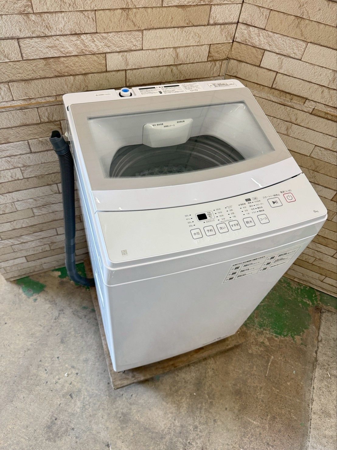 高年式 大阪 3か月保障付き 洗濯機 ニトリ 6 kg IS 385