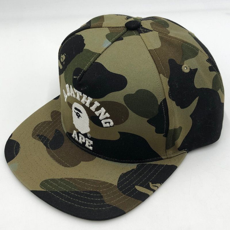 品 A BATHING APE アベイシングエイプ 1ST CAMO SNAP BACK CAP ファースト カモ スナップバック キャップ 帽子 185-251116-yy-08-tei