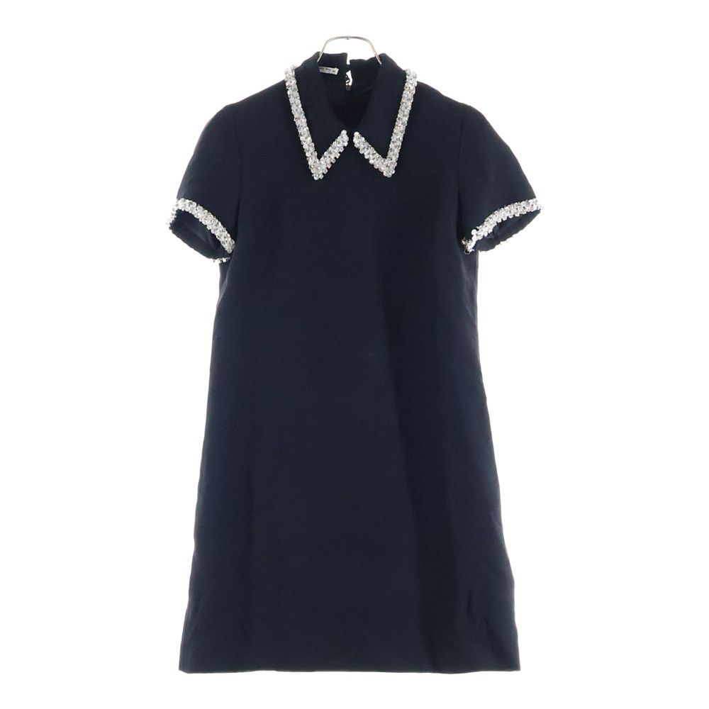 miumiu (ミュウミュウ) 19SS ビジュー装飾 ビスコース レーヨン バック