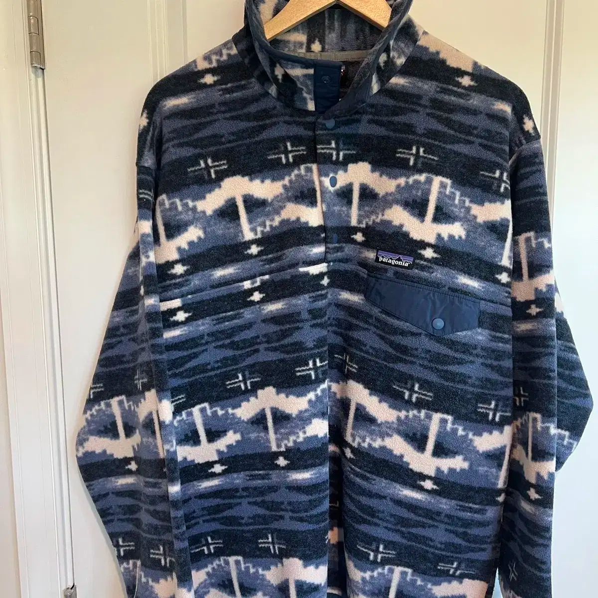 16FW パタゴニア クラシック シンチラ スナップT フリース プルオーバー ネイビー