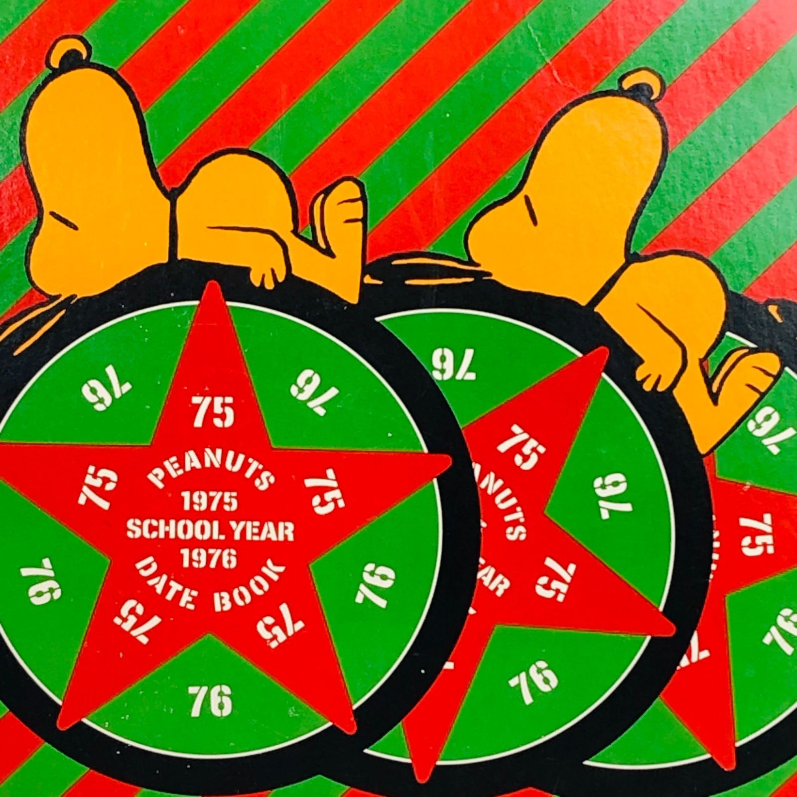 ビンテージ カレンダー ポスター ピーナッツ スヌーピー 額付