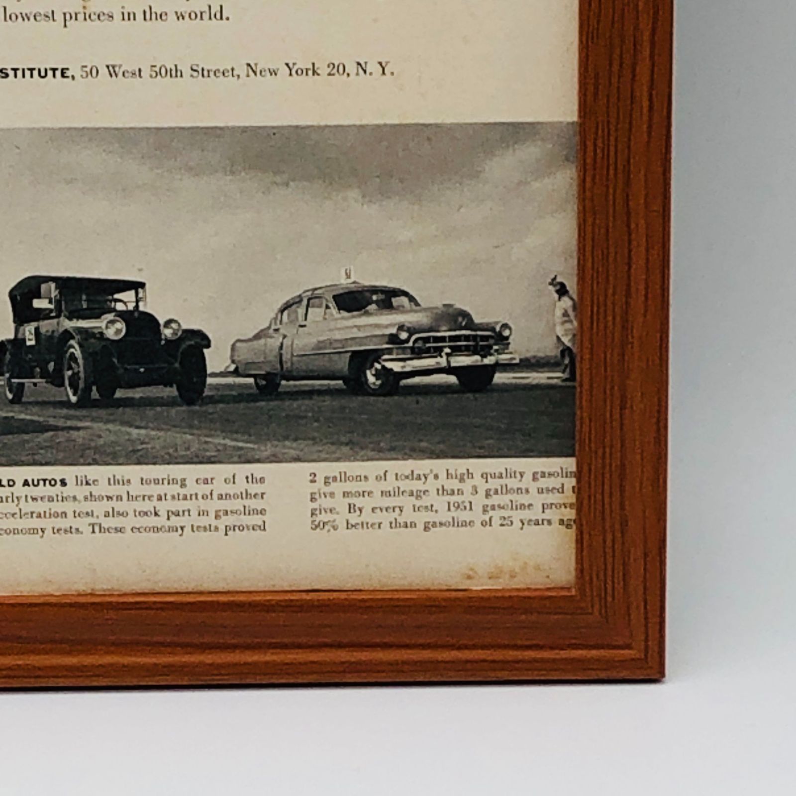 ビンテージ 広告 ポスター 『 アメリカン石油協会 レトロ 昭和