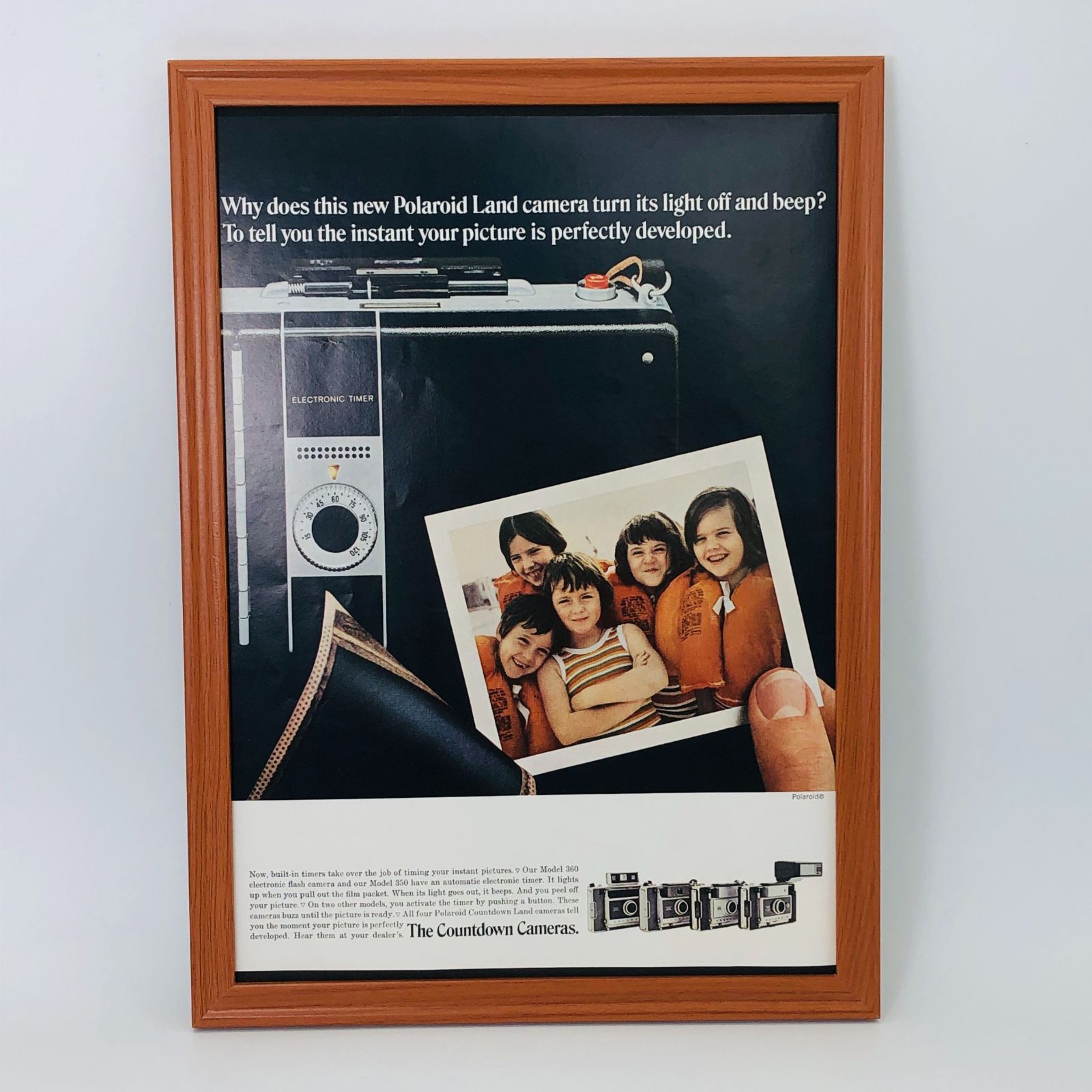 ビンテージ 広告 ポスター 『 ポラロイド レトロ 昭和 ( Polaroid