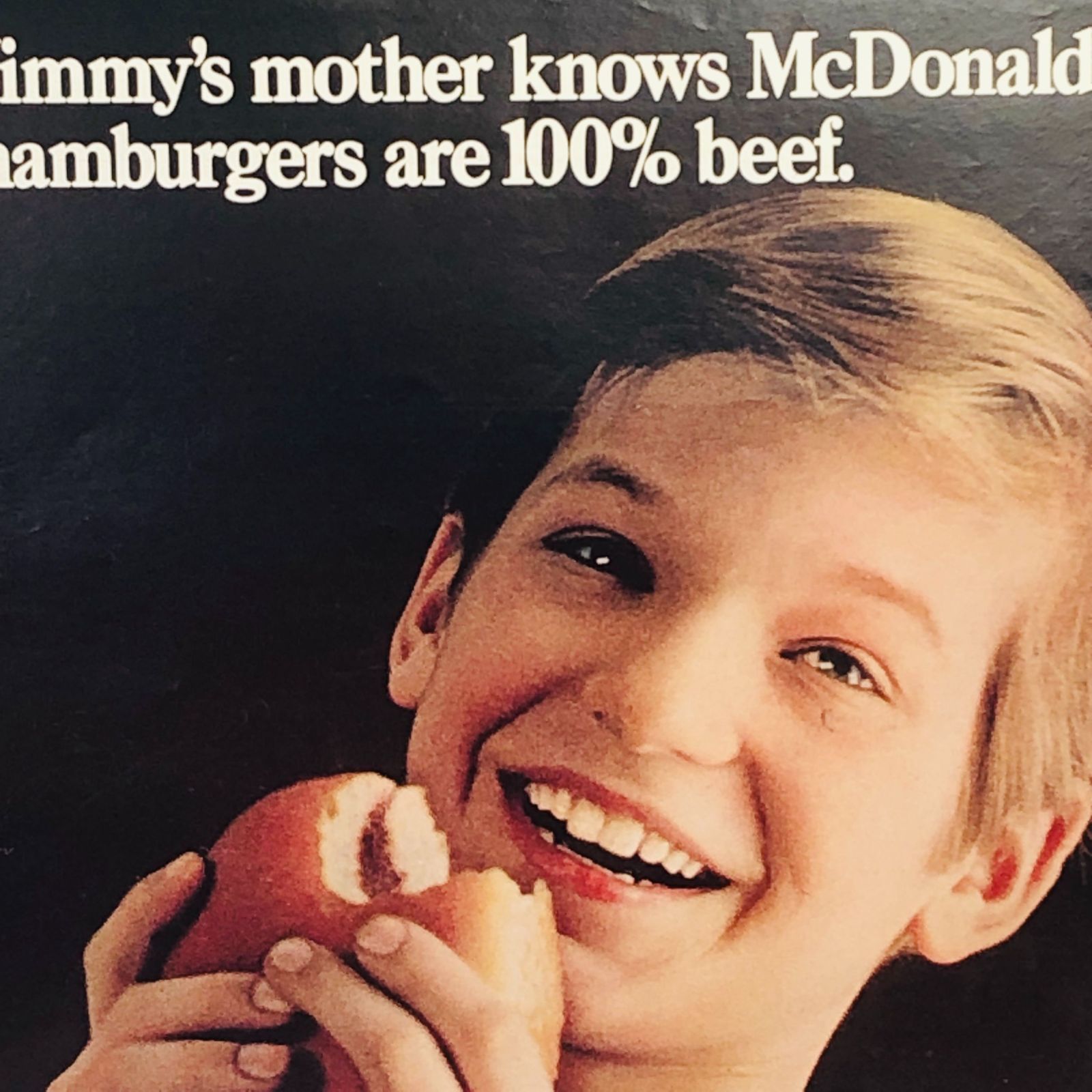 ビンテージ 広告 ポスター 『 マクドナルド レトロ 昭和 ( McDonald's