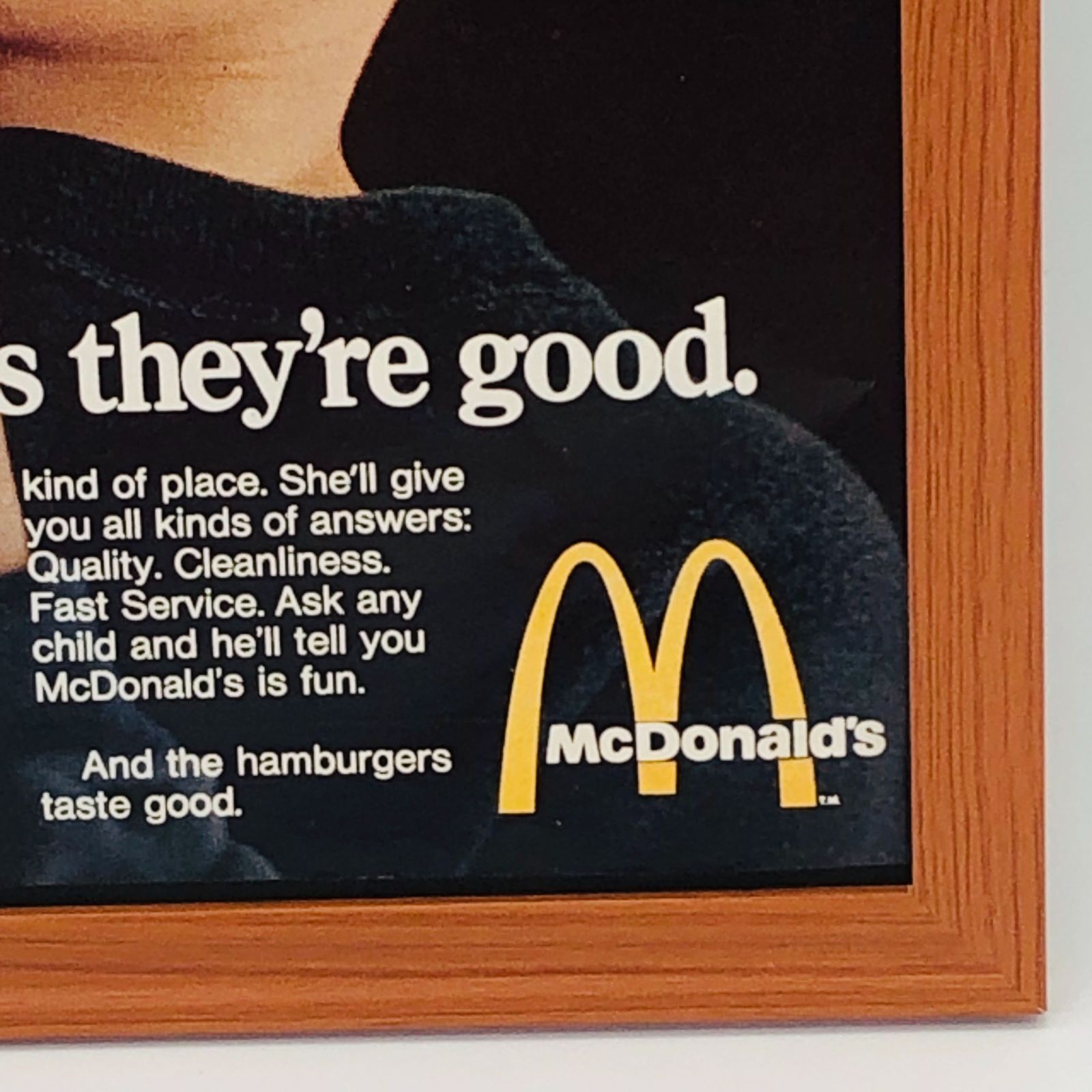 ビンテージ 広告 ポスター 『 マクドナルド レトロ 昭和 ( McDonald's