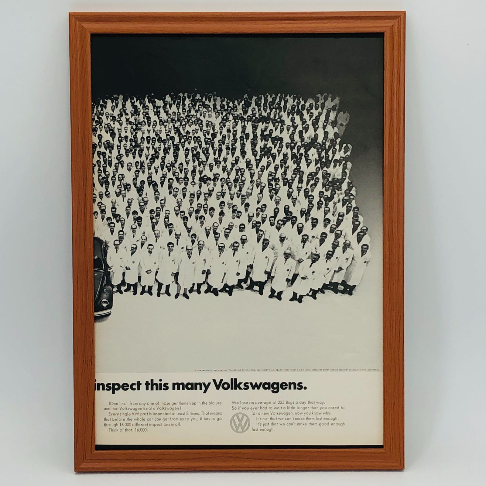 ビンテージ 広告 ポスター 『 フォルクスワーゲン レトロ 昭和