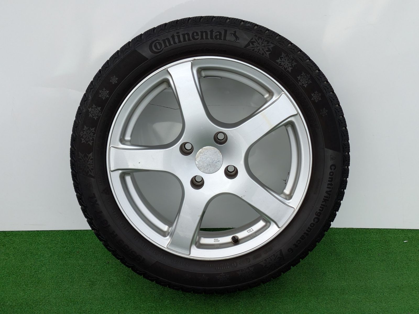 プジョー208外し 16インチアルミホイール4本 16 6 5 J 108 4 H 27 195 55 R