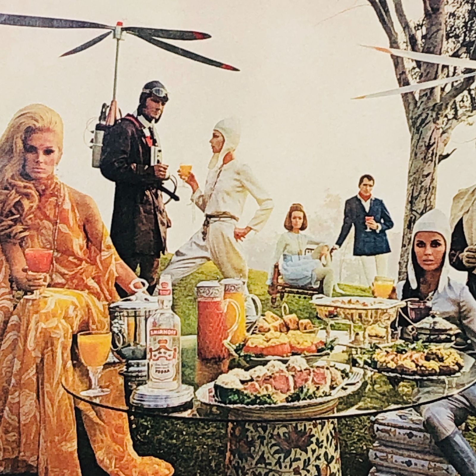 ビンテージ 広告 ポスター 『 スミノフ ウォッカ レトロ 昭和