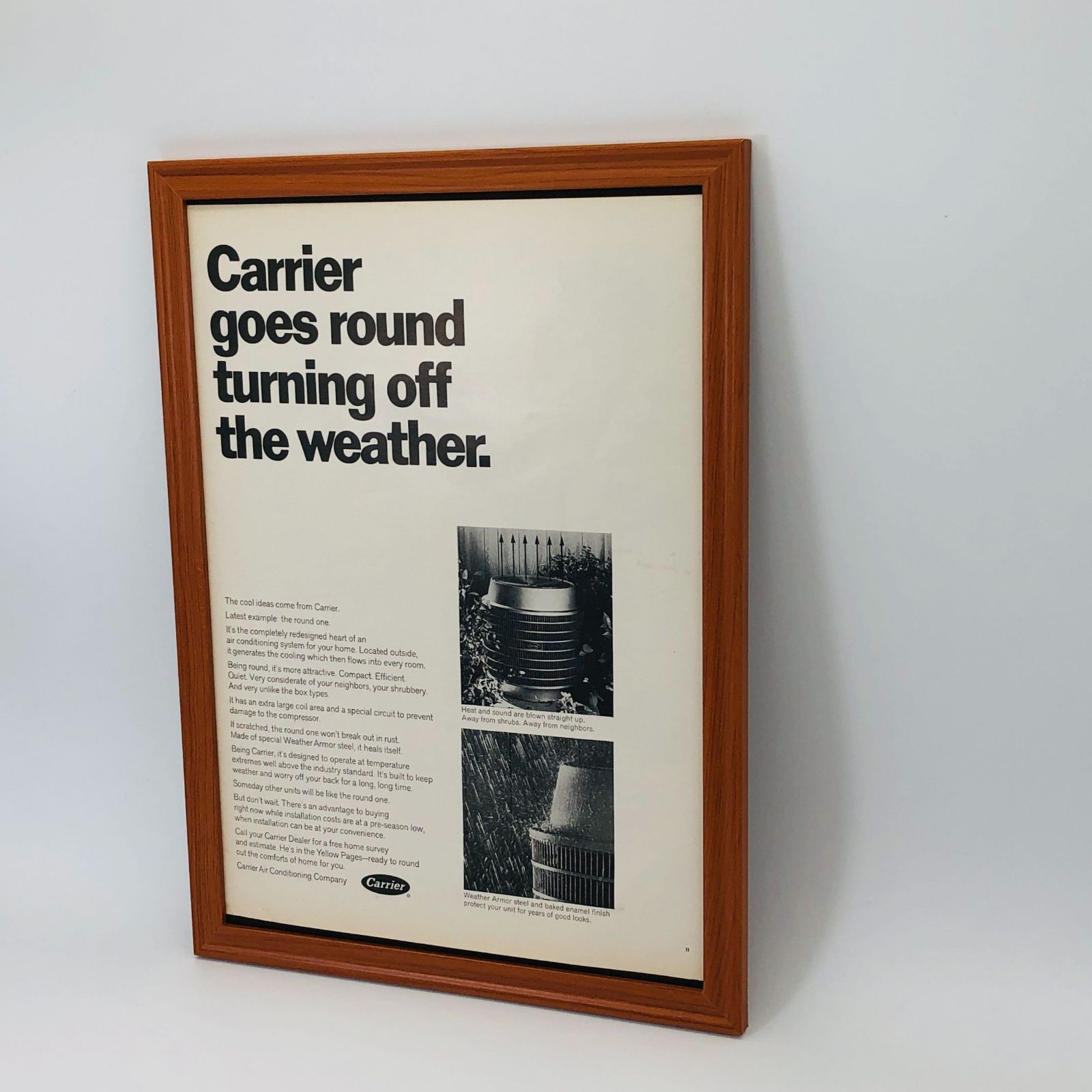 ビンテージ 広告 ポスター 『 キャリア レトロ 昭和 (CARRIER