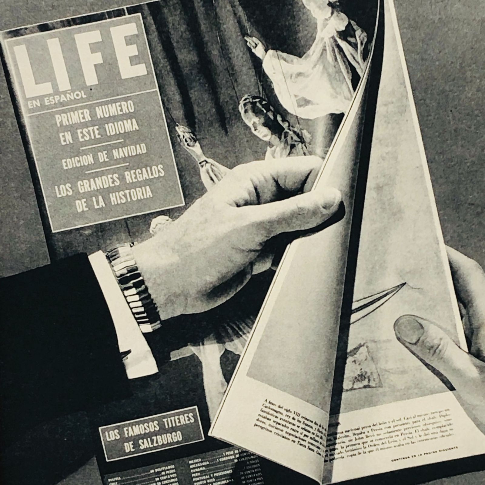 ビンテージ 広告 ポスター 『 LIFE 雑誌 広告 』 1950's 額付