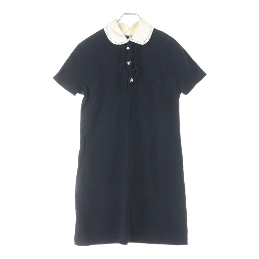 miumiu (ミュウミュウ) 17SS フェイクパール ビジュー ラインストーン