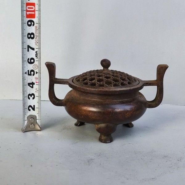 銅製 香炉 獣頭三足香炉 室内 仏堂 茶道 薫炉 工芸品 置物 銅製 香炉 獣頭三足香炉 室内 仏堂 茶道 薫炉 工芸品 置物