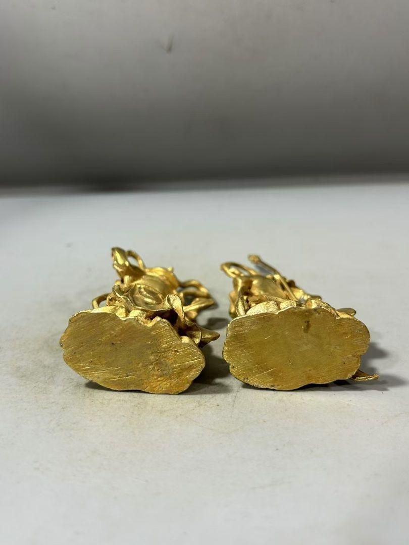 銅製 仏像 韋陀菩薩 関公供養仏 家住宅 茶台 禅意 装飾品 工芸品 置物