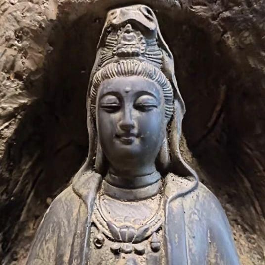 石像 石像 石仏 座禅観音像 茶台 玄 関机 鎮宅 辟邪 開運 風水 招財 置物