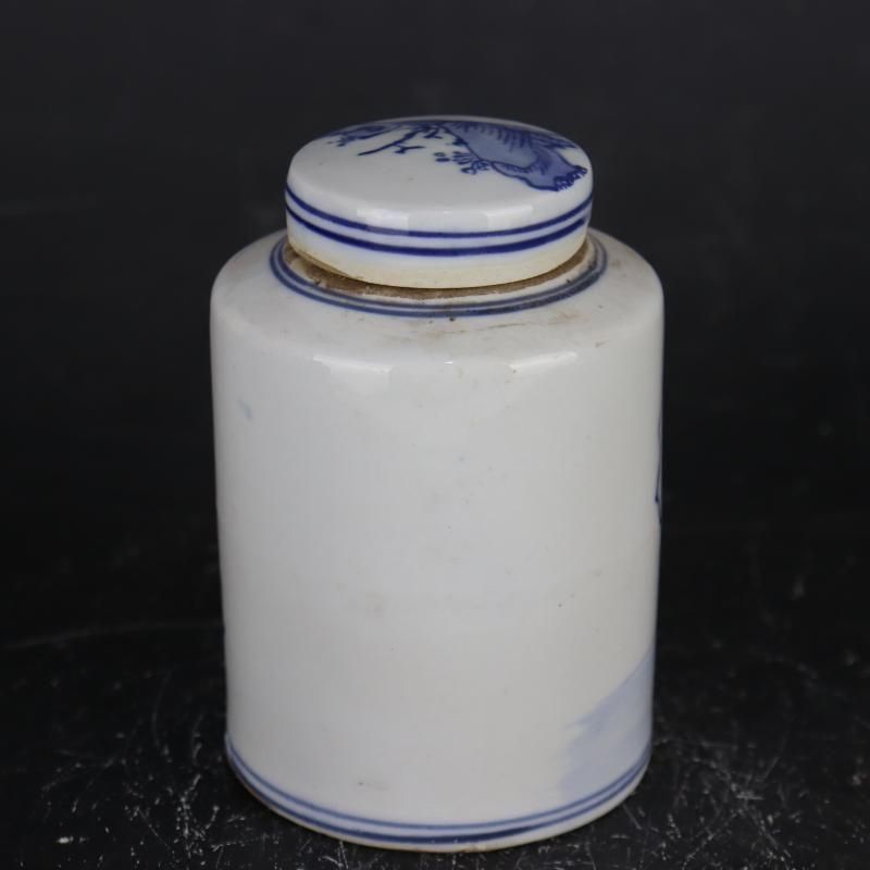 清康熙青花麒麟紋茶壺 茶道具 景徳鎮 陶磁器 装飾品 現代工芸品 美術品