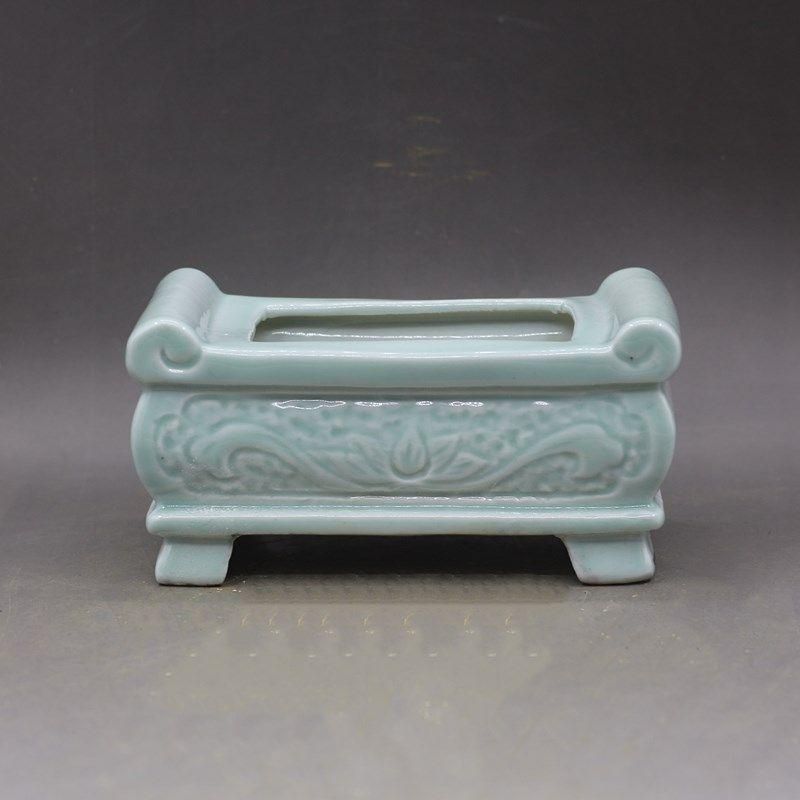 宋定窯彫刻白磁龍枕 景徳鎮 陶磁器 装飾品 現代工芸品 美術品 置物 ke2009-1-2.jpg