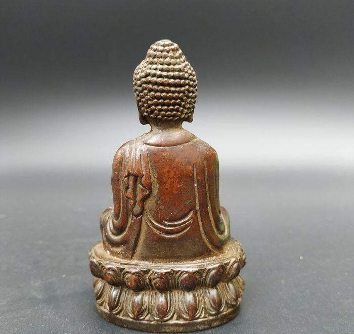 仏教美術 仏像 お釈迦様像 小仏像 銅製 銅器 - メルカリ