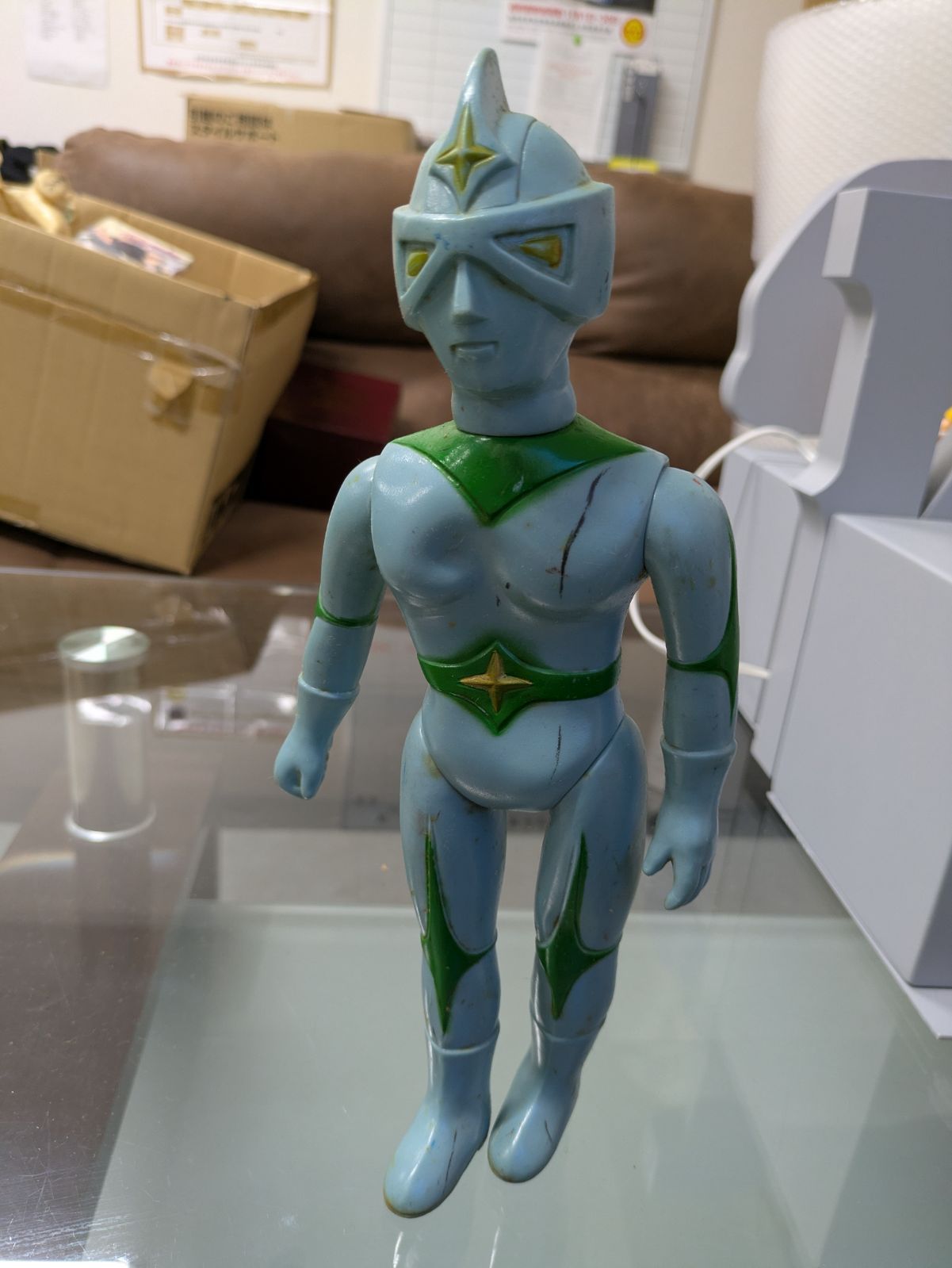 ミラーマン 当時ブルマック サイズ ソフビ