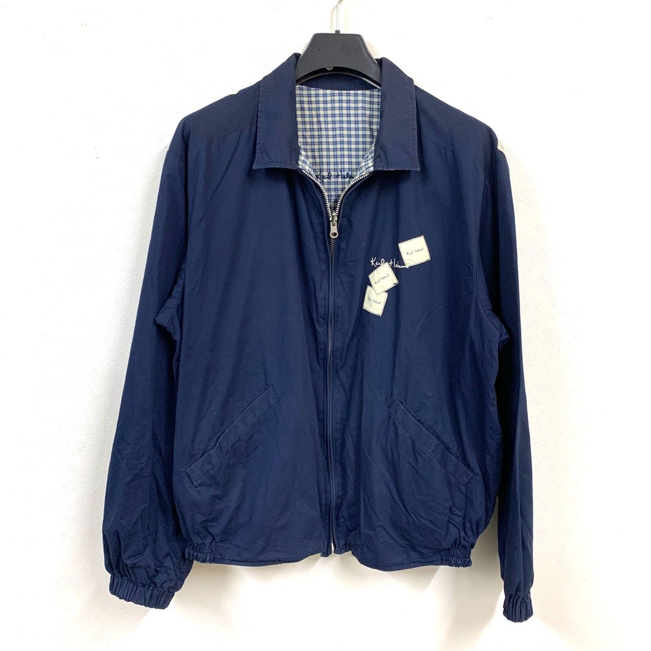 KARL HELMUT カールヘルム リバーシブル ワッペン付き ブルゾン M KARL HELMUT】カールヘルム/リバーシブルブルゾン/スィングトップ/M