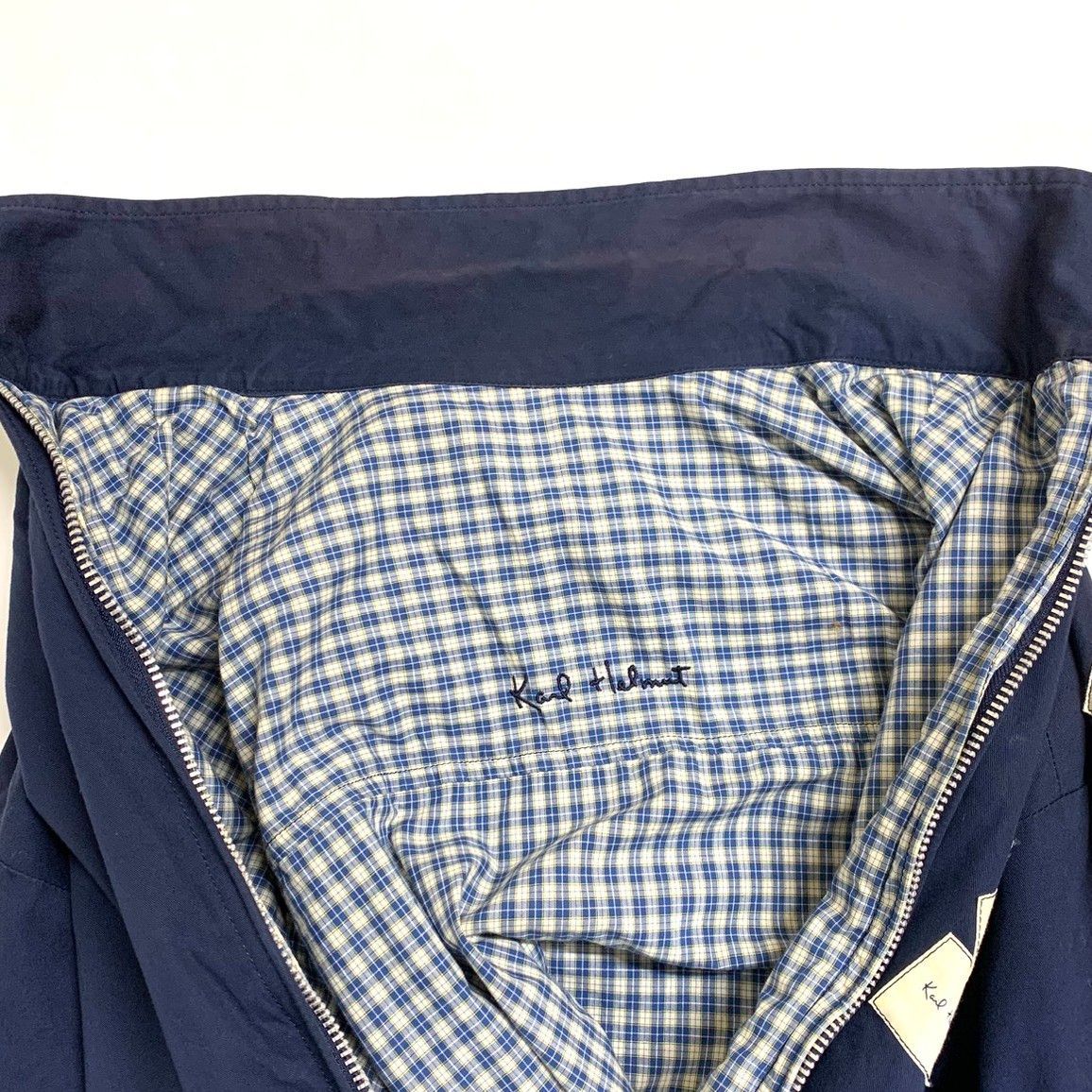 KARL HELMUT カールヘルム リバーシブル ワッペン付き ブルゾン M KARL HELMUT】カールヘルム/リバーシブルブルゾン/スィングトップ/M