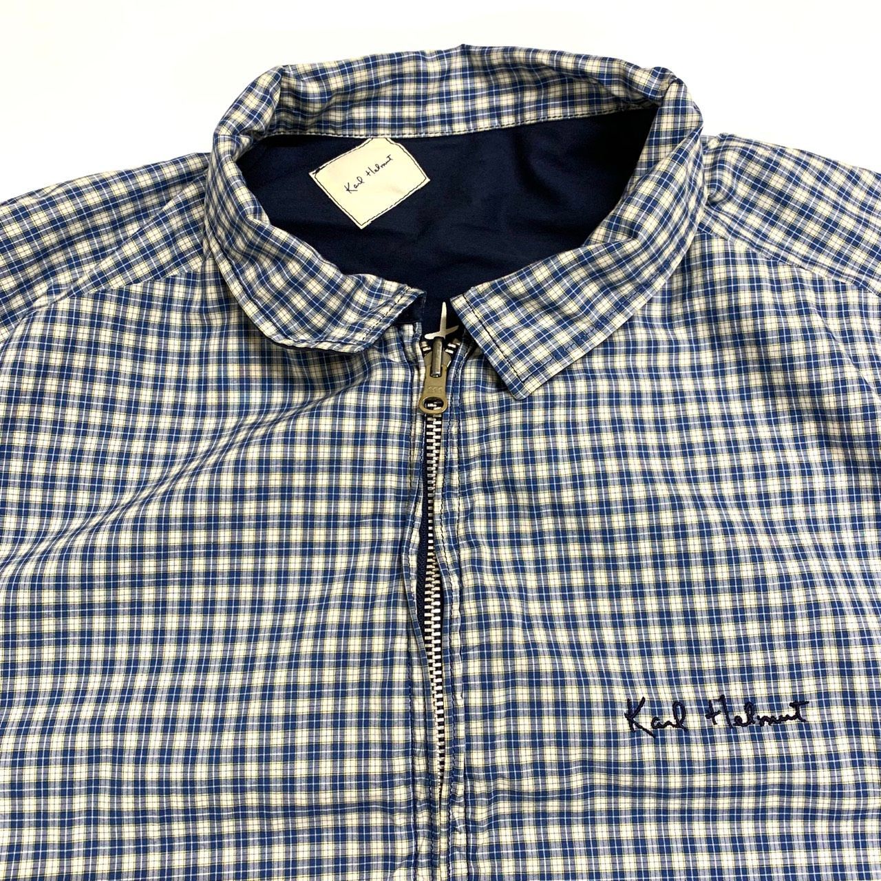 KARL HELMUT カールヘルム リバーシブル ワッペン付き ブルゾン M KARL HELMUT】カールヘルム/リバーシブルブルゾン/スィングトップ/M