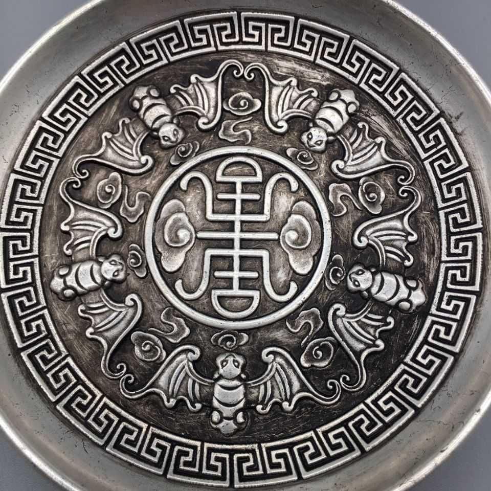 銅器 五福奉寿盤 五福臨門 家客 間 開運 風水 招財 装飾品 工芸品 置物