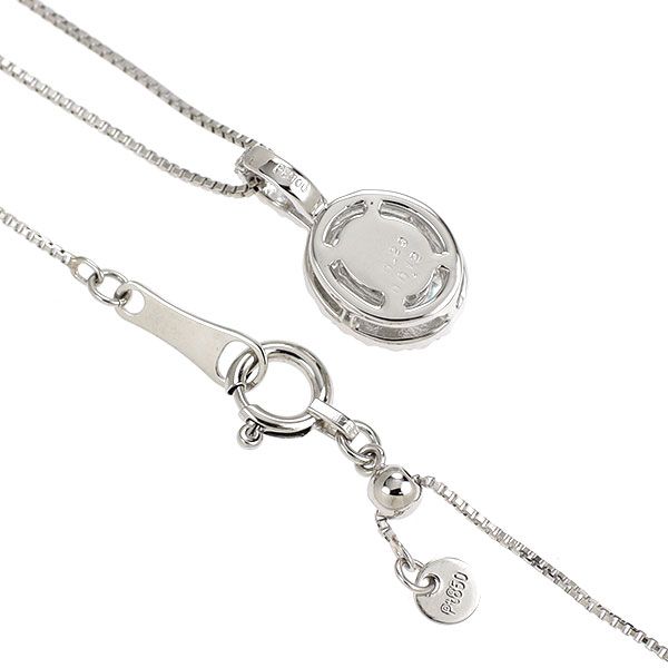 Pt900/850 パライバトルマリン・ダイヤモンド ネックレス jewel planet 公式サイト / Pt900/850 ブラジル産 パライバトルマリン