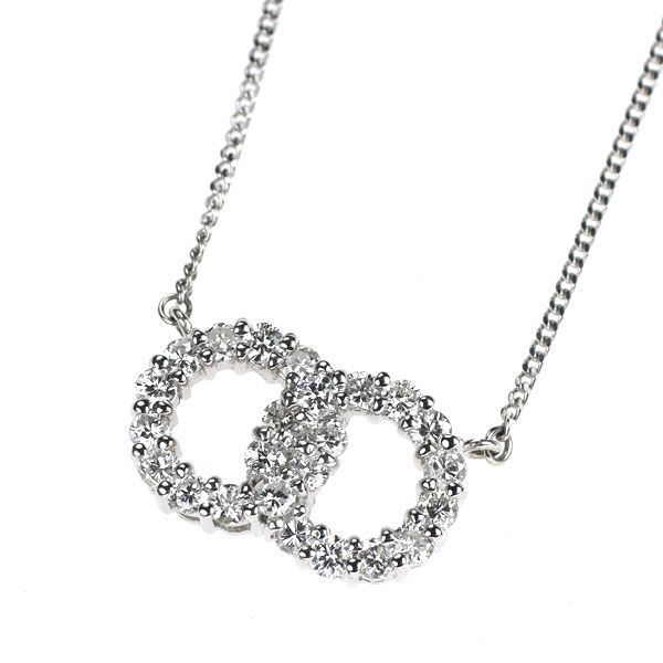 セイコー Pt900/Pt850 ダイヤモンド ペンダントネックレス 1.00ct  