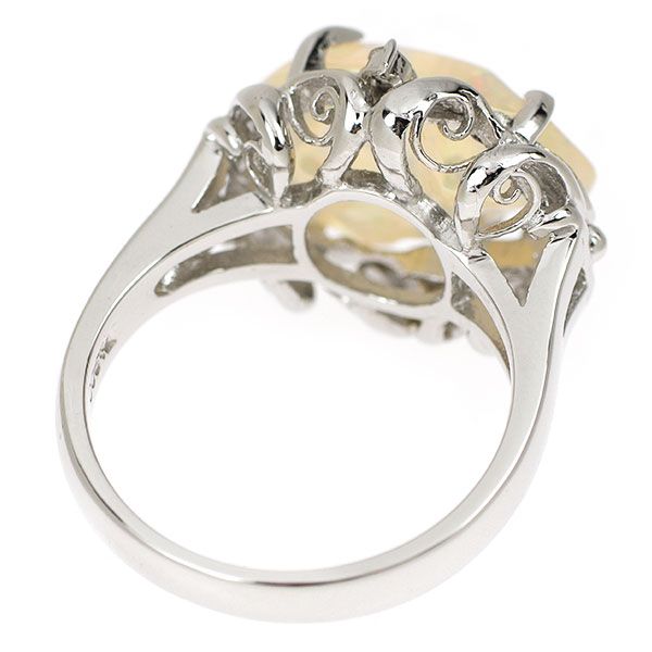 Pt900 オパール ダイヤモンド リング 5.01ct - メルカリ